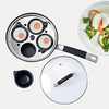 20cm Stainless Steel Egg Poacher Pan and Lid