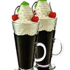 Set of 2 Latte Glasses Cup