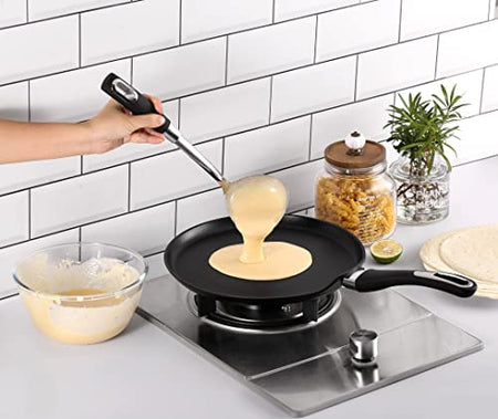 Stainless Steel Soup Ladle Spoon with Soft Grip Handle