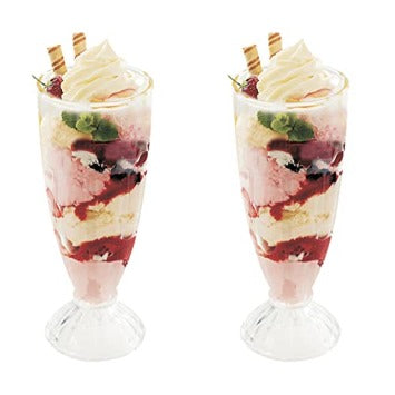 Set of 2 Premium 360ml Milkshake Glasses | Milkshake Glassware