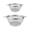 Royal Cuisine Stainless Steel Set of 2 Colanders/Strainer