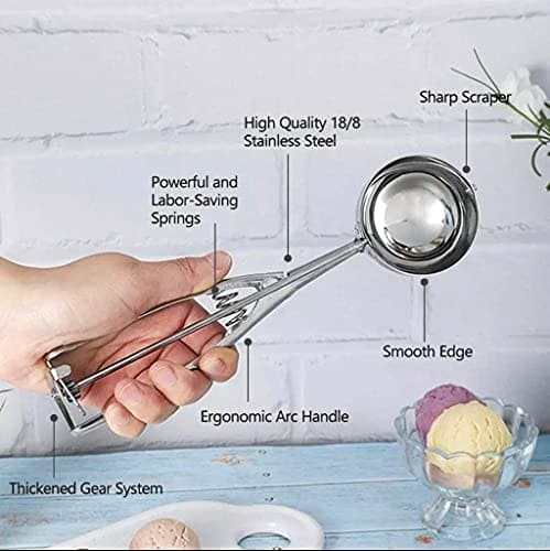 Ice Cream Scoop Stainless Steel