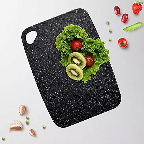 Plastic Chopping Cutting Board, Thick Cutting Board with Dishwasher Safe , Hanging Hole Large Size (35.cm x 25.4cm) (Cutting Board)