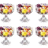 Crystal Glass Dessert Bowls - Set of 6