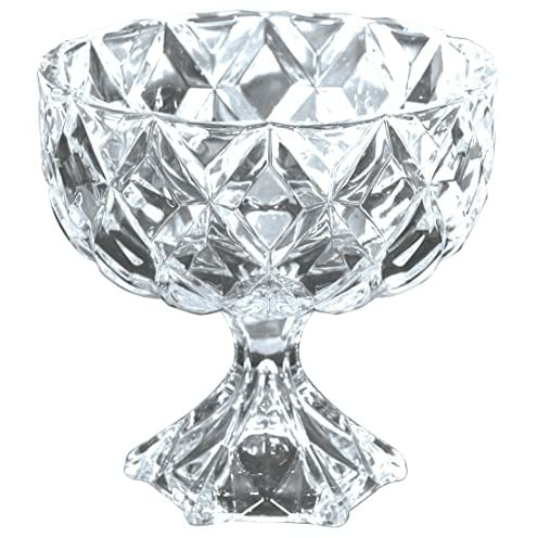 Crystal Glass Dessert Bowls - Set of 4