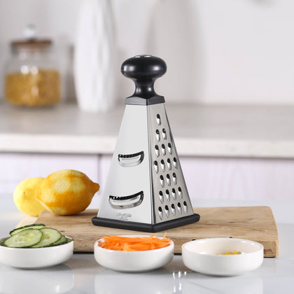 Royal Cuisine 4-Sided Multi-Purpose Stainless Steel Box Cheese Grater