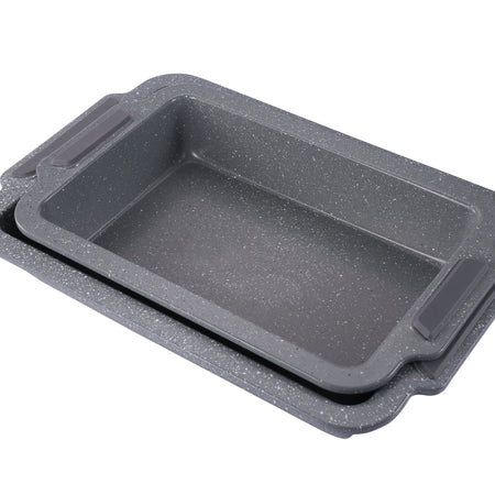 Royal Cuisine Set of 2 Non-Stick Carbon Steel Roasting Tins