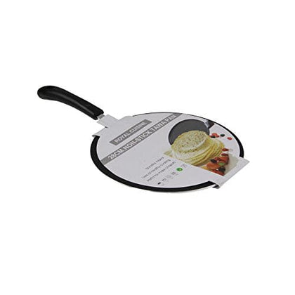 Royal Cuisine Black Aluminium Non Stick Chapatti Pancake Flat Fry Tawa Pan