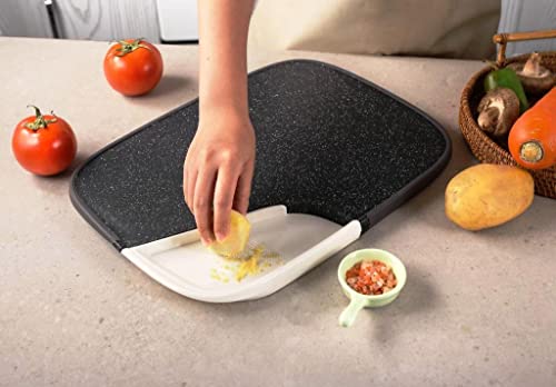 Plastic Chopping Cutting Board, Thick Cutting Board with Dishwasher Safe , Hanging Hole Large Size (35.cm x 25.4cm) (Cutting Board)