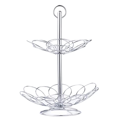 Royal Cuisine 2-Tier Fruit Vegetables Basket Bowl