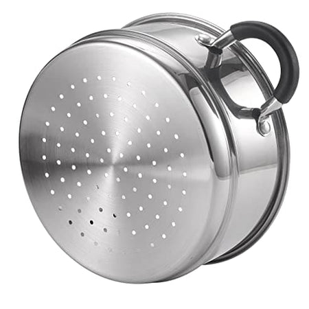3-Tier Stainless Steel Steamer 18cm