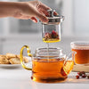 Royal Cuisine Glass Teapot, Premium Borosilicate Glass with Removable Infuser, Stovetop Safe Tea Kettle,